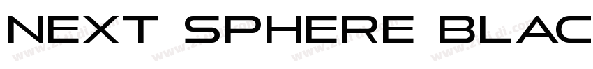 Next Sphere Black字体转换